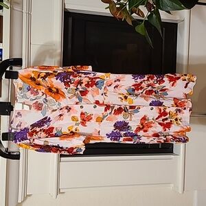 H&M Floral Dress Multi- Colored Cottagecore  Small